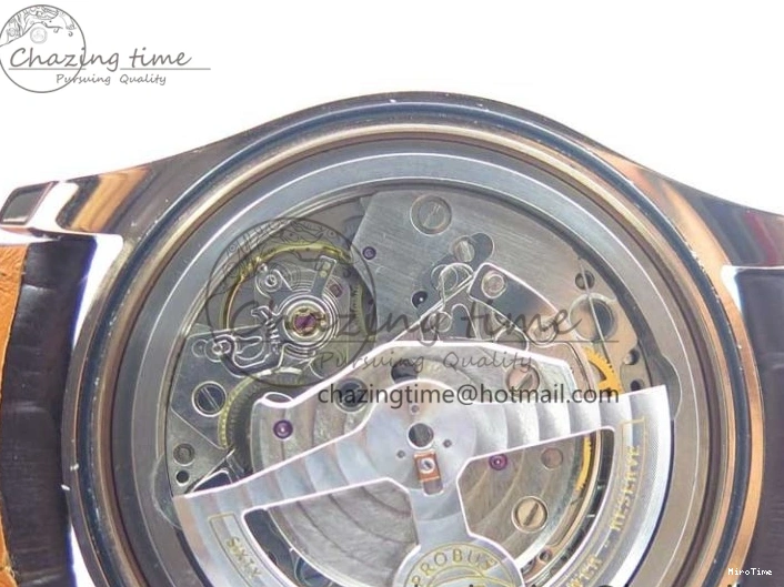 MIROTIME 0101 Portugieser Chrono  42 IW390406 RG ZF 1:1 Best Edition Blue Dial on Brown Leather Strap A Durable 7129